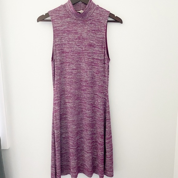 Wilfred Free Aritzia Purple Midi Sleeveless Dress - Picture 1 of 9